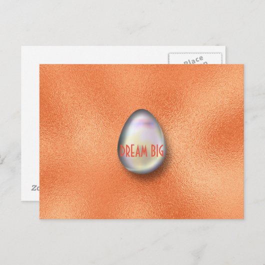 夢の大きな卵の管理はがき ポストカード (正面/裏面)