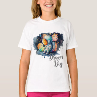 夢の大きな宇宙飛行士 Tシャツ