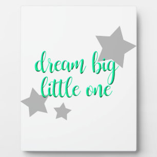 夢の大きな小さなシンプルベビー フォトプラーク