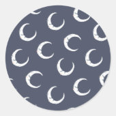 夢の大きな小さな上に夢の大きな嘘の赤ちゃんシャワーパーティー ラウンドシール (正面)