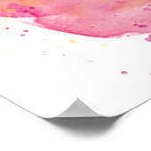 夢の大きな小さな1つの子供の水色のポスター ポスター (角)