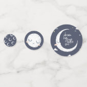 夢の大きな小さな1つの赤ちゃんシャワーパーティー コンフェッティ (裏面)