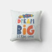 夢の大きな小さな1ロケット クッション (正面)