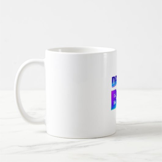 夢の大きな未来的ティー コーヒーマグカップ (左)