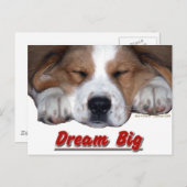 夢の大きな犬 ポストカード (正面/裏面)
