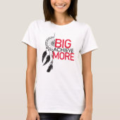 夢の大きな目標のインスパイア引用文グラフィック Tシャツ (正面)