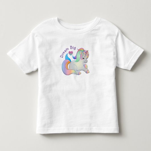 夢の大きな虹の一角 トドラーTシャツ (正面)