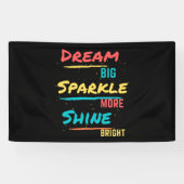 夢の大きな輝きより明るい 横断幕 (横)