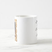 夢の大きな輝きより輝く明るいペルシャ子猫 コーヒーマグカップ (中央)