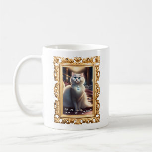夢の大きな輝きより輝く明るいペルシャ子猫 コーヒーマグカップ