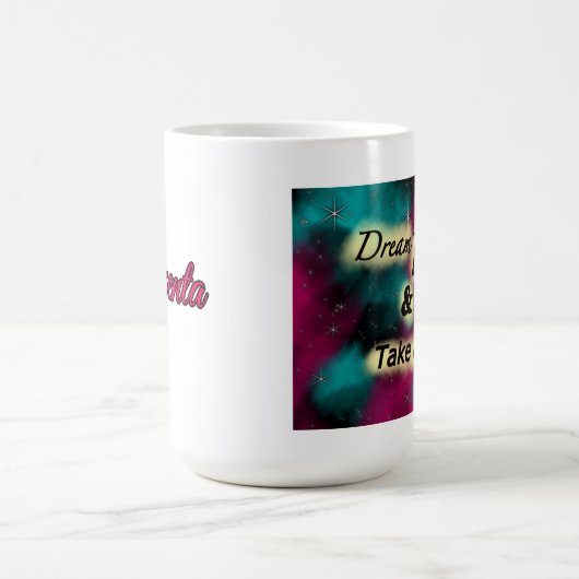 夢の大きな銀河系色の変化マグカップ モーフィングマグカップ (中央)