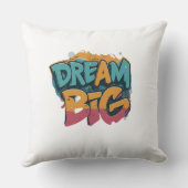 夢の大き感動的い クッション (裏面)