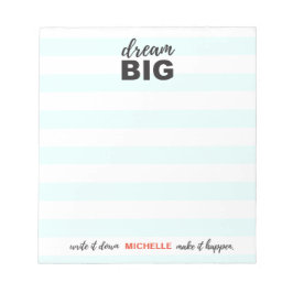 夢の大き書さいダウンそれを実現するカスタム ノートパッド