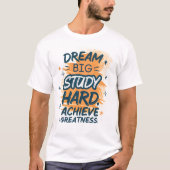 夢の大勉強懸命が大成を遂げる» Motivation Tシャツ (正面)
