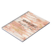 . .夢の大理石を生きる人材 ノートブック (左側)