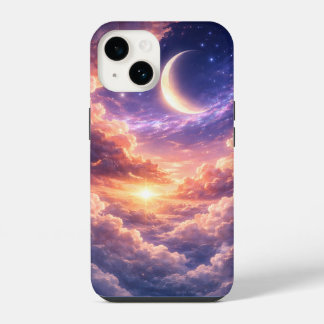 夢の天空 月と雲 iPhone 14ケース