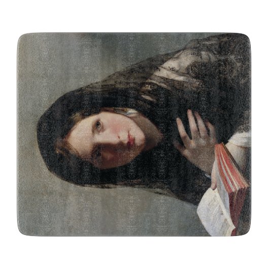 夢の失った中の読若い女性 カッティングボード (正面)