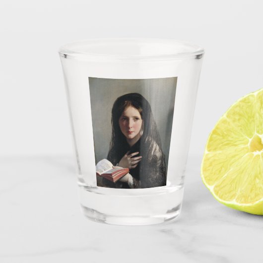 夢の失った中の読若い女性 ショットグラス (正面)
