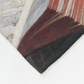 夢の失った中の読若い女性 フリースブランケット (角)