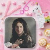 夢の失った中の読若い女性 ペーパープレート (パーティー)