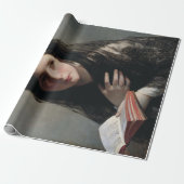 夢の失った中の読若い女性 ラッピングペーパー (アンロールド)