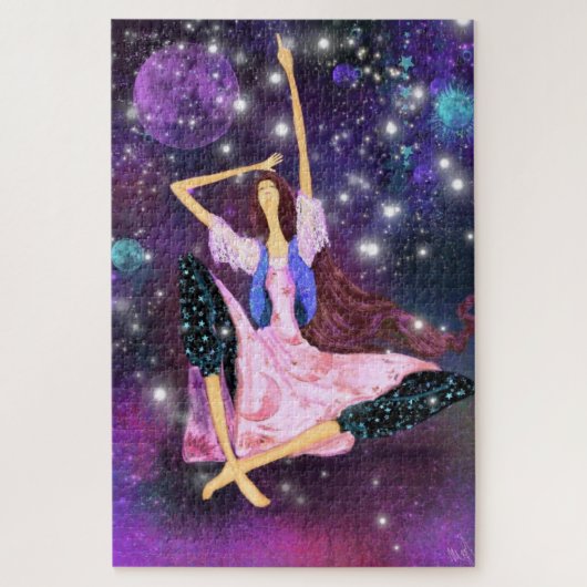 夢の女の子スケッチコレクションファンタジーおとぎ ジグソーパズル (縦)