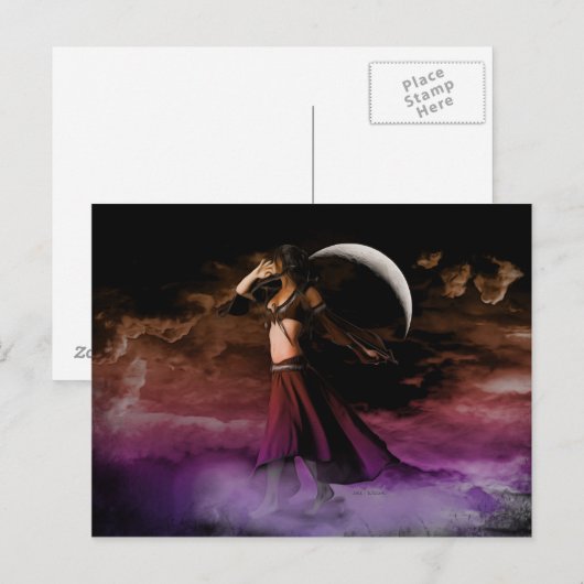 夢の女神 ポストカード (正面/裏面)
