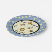 夢の宇宙モバイル赤ちゃんシャワー紙プレート ペーパープレート (アングル)