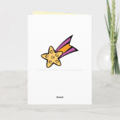 夢の宇宙携帯グリーティングカード カード (裏面)