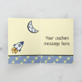 夢の宇宙携帯グリーティングカード カード (内部)