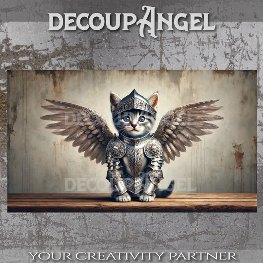 夢の守護者：翼のある騎士の子猫 薄葉紙