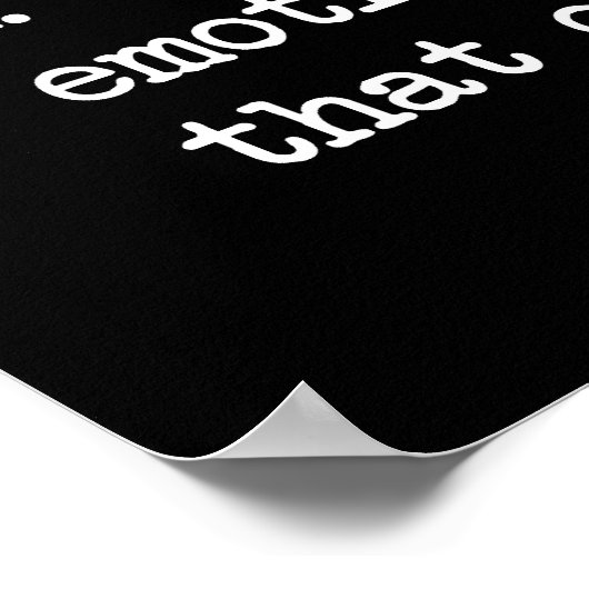 夢の定義BW ポスター (角)