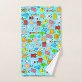 夢の島のパターンの戦い バスタオルセット (ハンドタオル)