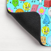 夢の島の模様のネズミの戦い マウスパッド (コーナー)