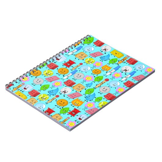 夢の島の模様のノートの戦い ノートブック (左側)