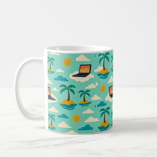 夢の島の逃避行 コーヒーマグカップ (左)