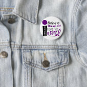 夢の希望のクローン病のTシャツ及びAppaを信じて下さい 缶バッジ (インサイチュ)