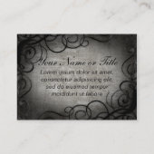 夢の座標の中で夢を見る 名刺 (裏面)