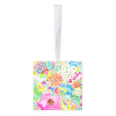 夢の庭のティッシュ箱 キューブオーナメント (右)