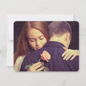 夢の庭のフローラ結婚の感謝の気持ち サンキューカード (裏面)