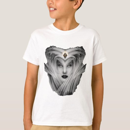 夢の庭の石のバスト Tシャツ (正面)