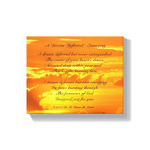 "夢の延期 – 新興国"日の出キャンバス