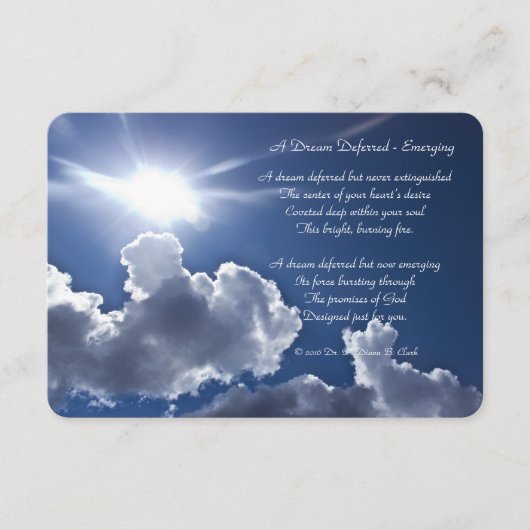 "夢の延期 – 新興" 3x5マット (正面)