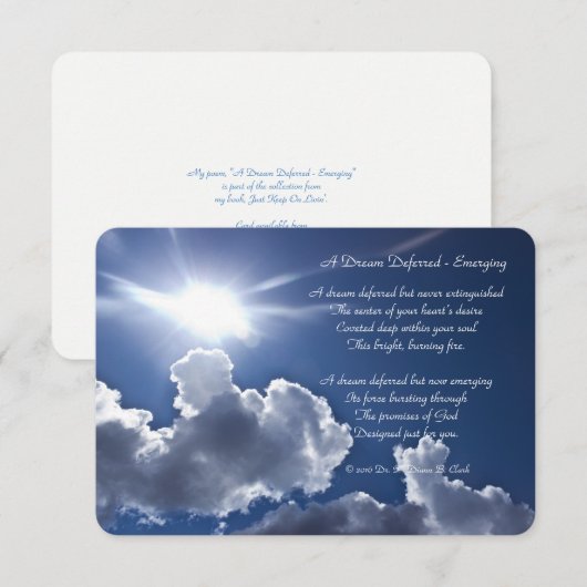 "夢の延期 – 新興" 3x5マット (正面/裏面)