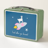 夢の後のヤギのメタルランチボックス メタルランチボックス (正面)