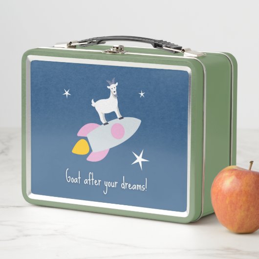 夢の後のヤギのメタルランチボックス メタルランチボックス (インサイチュ)