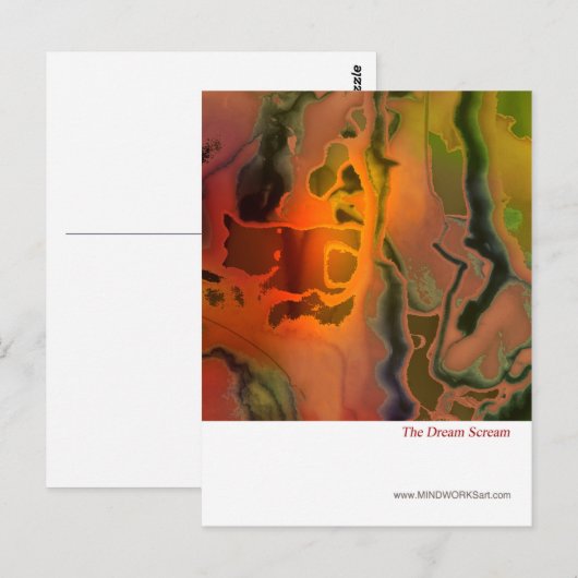 夢の悲鳴 ポストカード (正面/裏面)
