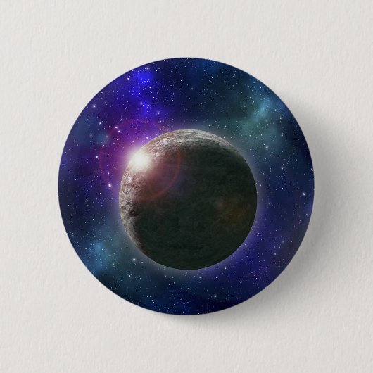 夢の惑星 缶バッジ (正面)