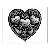 夢の愛:グーアッシュバレンタインハート ラバースタンプ (インプリント)