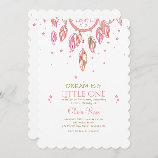 夢の招待状 招待状 (正面/裏面)